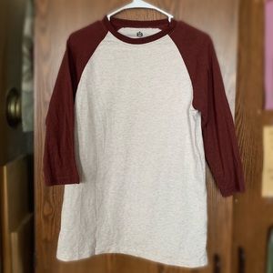 MENS Zine Baseball Tee 3/4 length sleeves -Zumiez